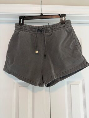 TALENTLESS Charcoal Gray Athletic Drawstring Shorts